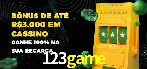 123game melhor bônus de depósito