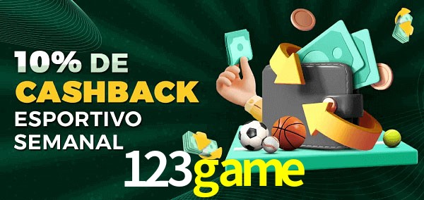 10% de bônus de cashback na 123game
